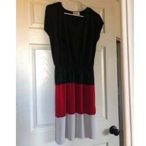 Tri Colored Dress